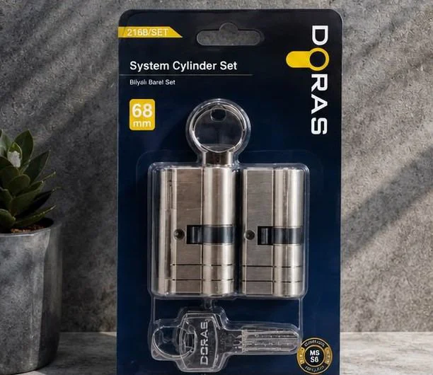 Doras Topuzlu Pirinç 68mm Tuzaklı Alt-Üst Barel Seti Doras Topuzlu Pirinç 68mm Tuzaklı Alt-Üst Barel Seti