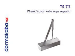 Dorma Hidrolik Kapı Kapatıcı Ts 72 Dirsek Kollu Modelli
