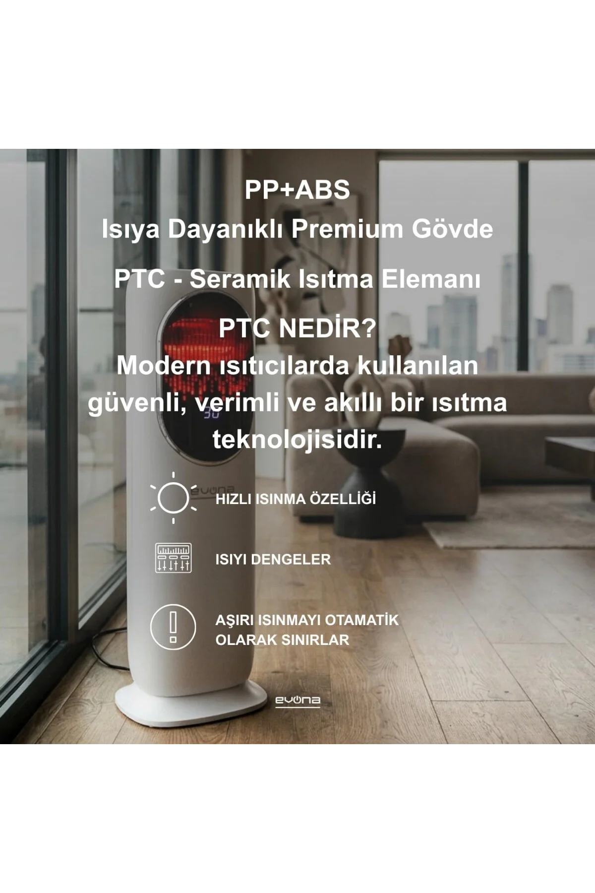 Dört Mevsim Isıtıcı & Soğutucu & Fanlı Kule Tipi Klima | Isıtıcılar ve Elektrikli