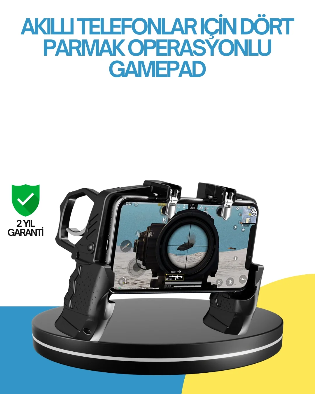 Dört Parmak Destekli Mobil Gamepad Tetikli Oyun Kontrolcüsü Fiyatı, Yorumları ve Özellikleri