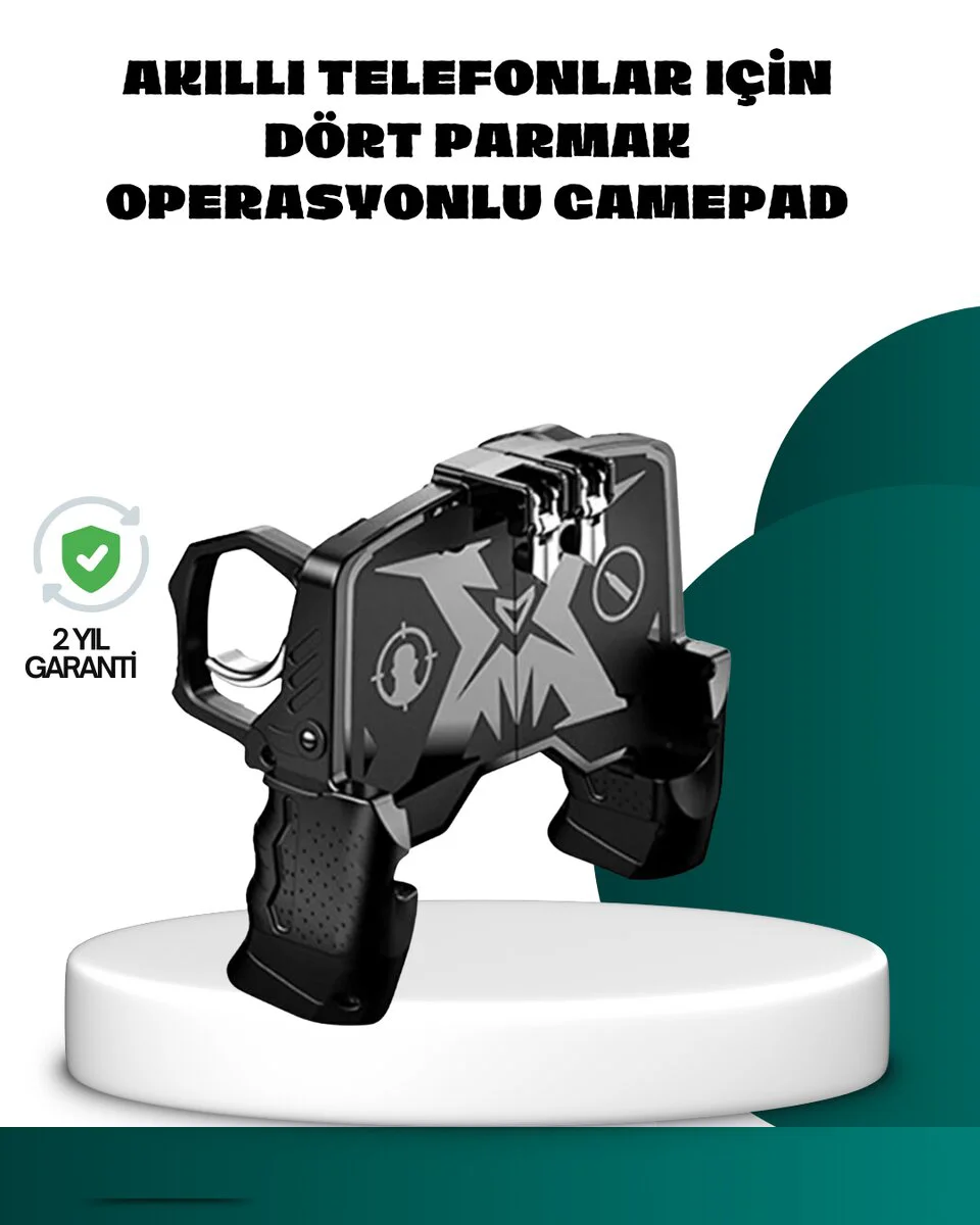 Dört Parmak Uyumlu Mobil Gamepad - FPS Oyunlarında Hız ve Kontrol Fiyatı, Yorumları ve Özellikleri
