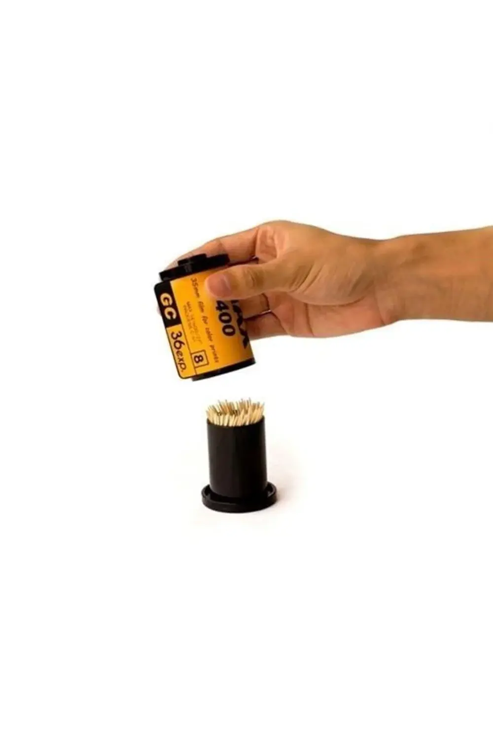 Dörtgen Fotoğraf Filmi Şeklinde Kürdanlık Kürdan Tutucu Kutu