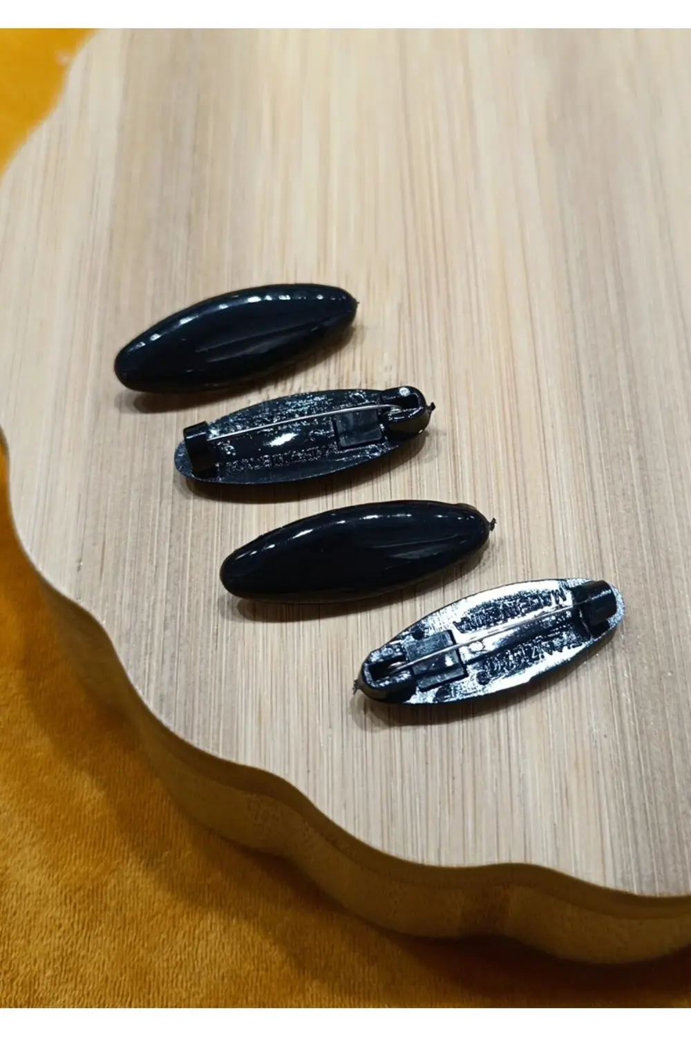 Dörtlü Lüks Beyaz Eşarp İğnesi