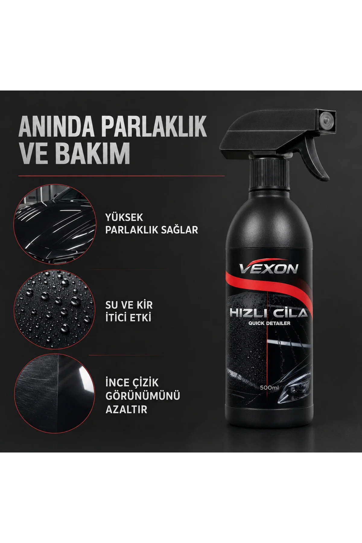 Döşeme Temizleyici 500 ml, Araç Koltuğu Kumaş Halı Plastik ve Vinil Yüzey Temizleyici