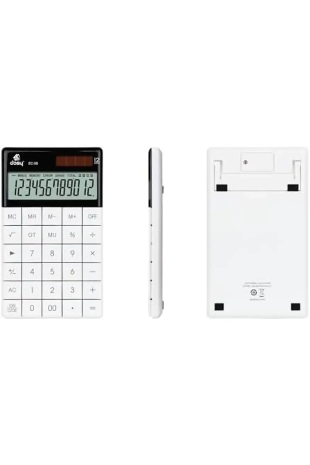 DOSY Hesap Makinesi, Beyaz, Orta Boy, 166mmx100mm 1178227