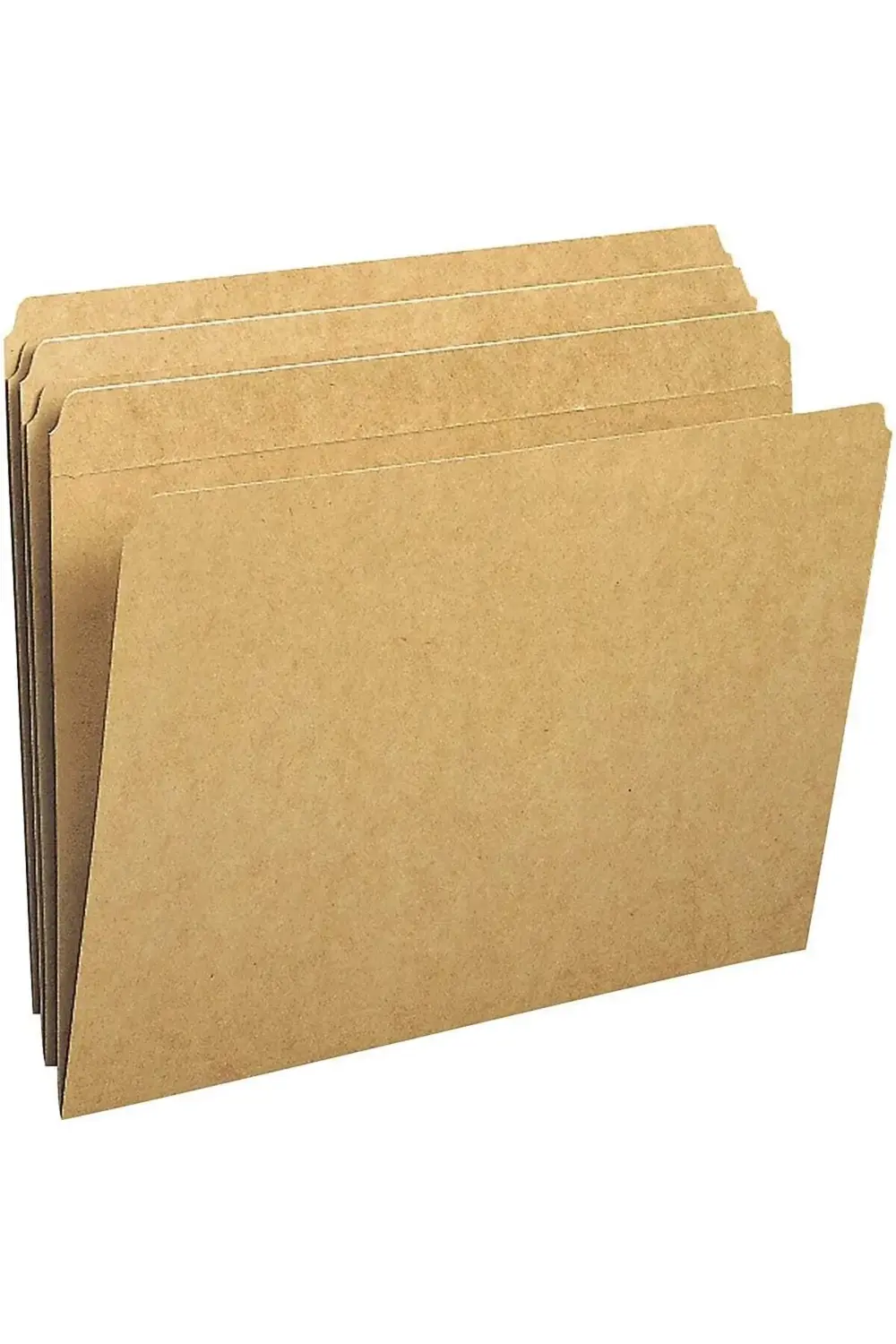 Dosya Klasörü, Güçlendirilmiş Düz Kesim Tab, Mektup Boyutu,, Kutu