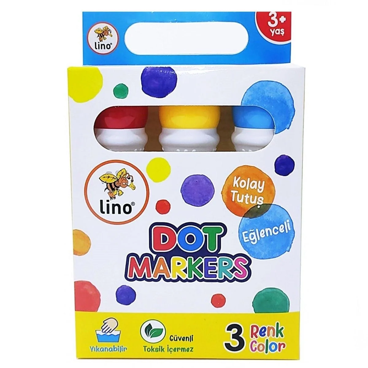 Dot Markers 3'lü Yıkanabilir