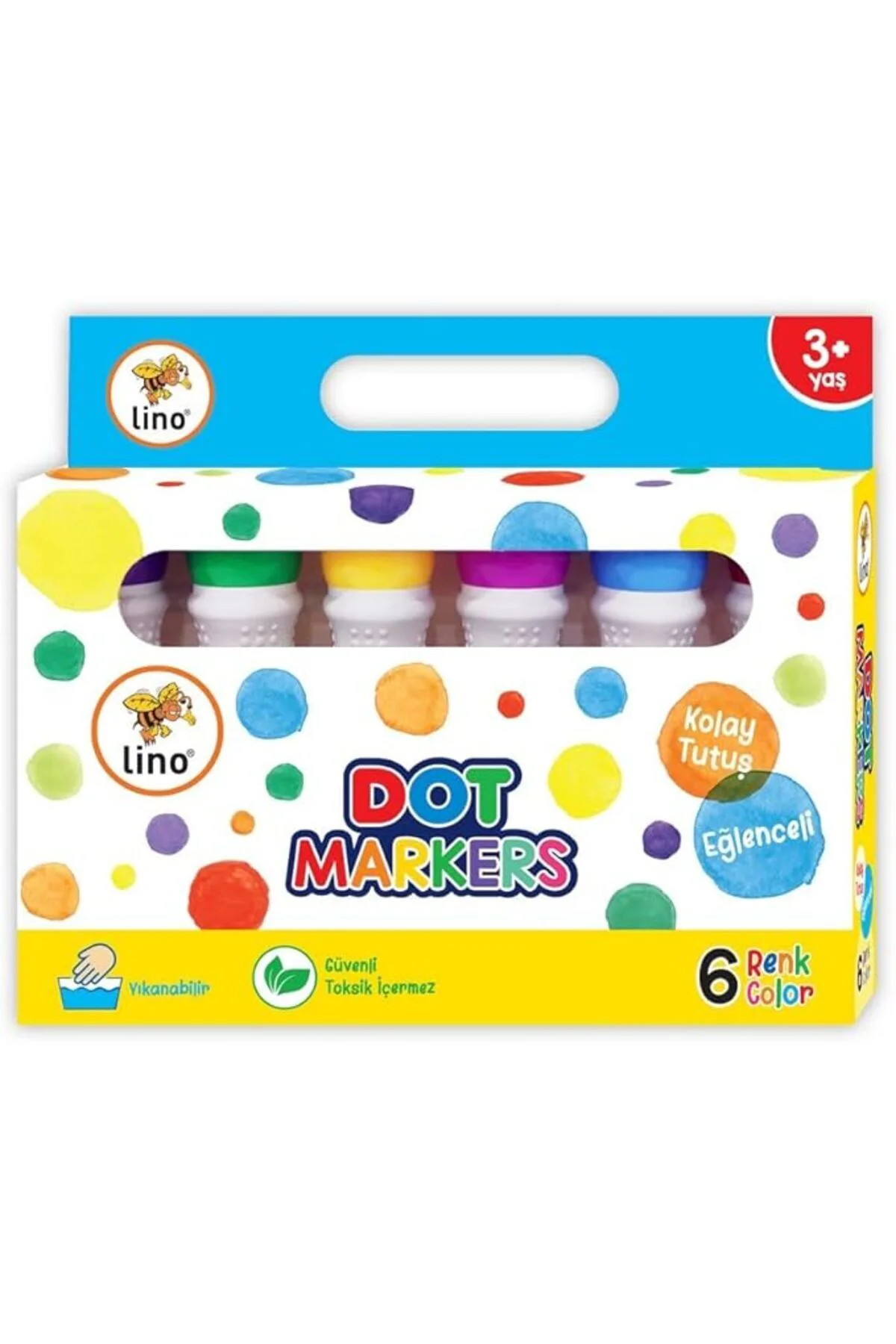 Dot Markers 6' lı Yıkanabilir Boya