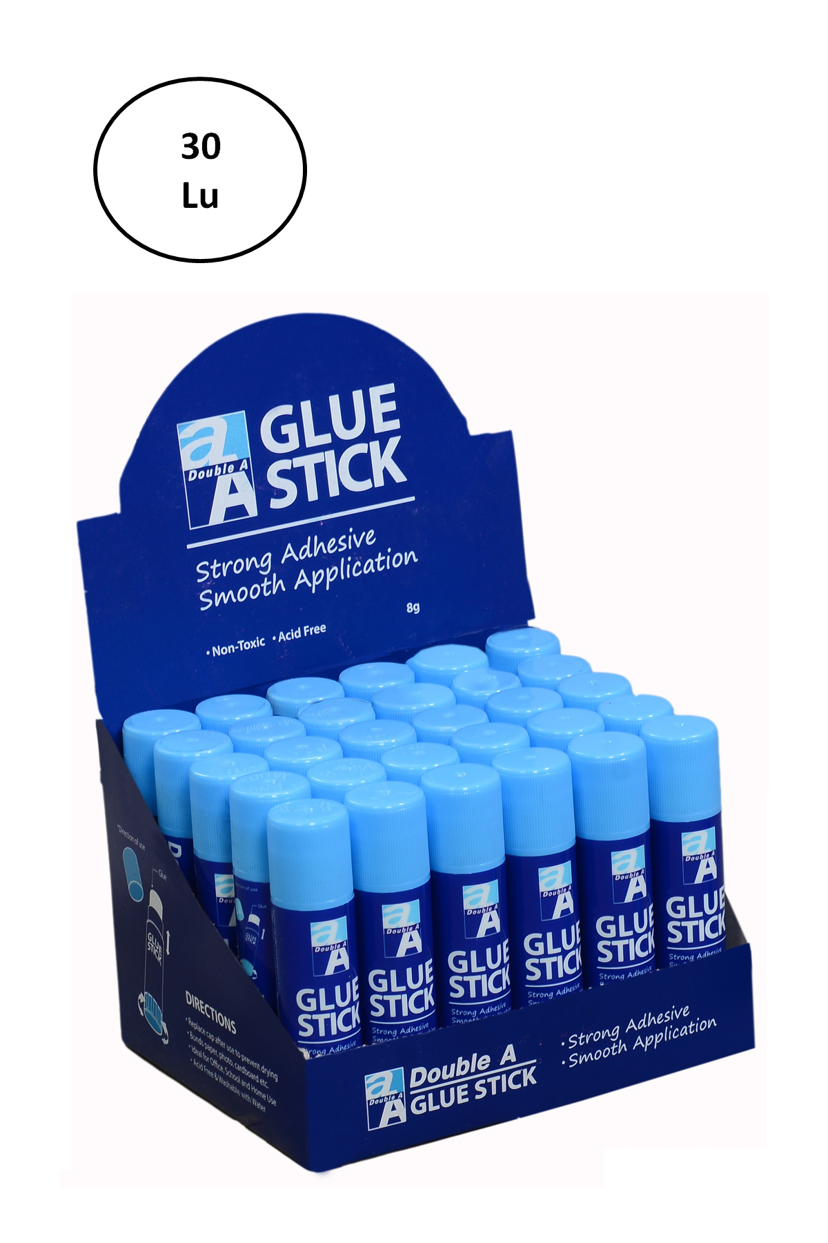 Just Cheap Store Double A Glue Stick Yapiştirici 8 Gram 30'Lu
