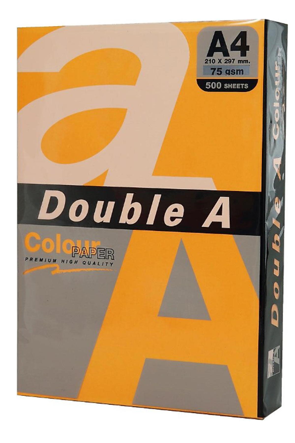 Double A Renkli Fotokopi Kağıdı 500 LÜ A4 75 GR Neon Turuncu Double A Renkli Fotokopi Kağıdı 500 LÜ A4 75 GR Neon Turuncu