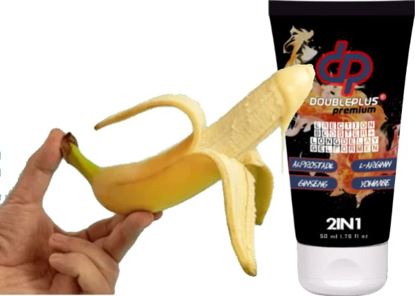 Double Plus Erkekler İçin Premium Jel - 50 ml Tutku ve Güç Simgesi
