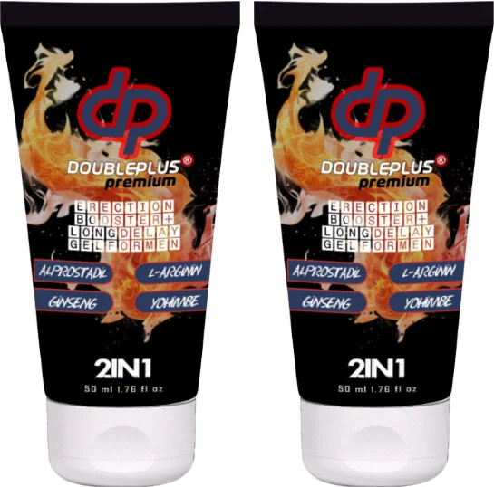 Double Plus Premium Jel - 50 ml Erkek Güç ve Tutku Jel