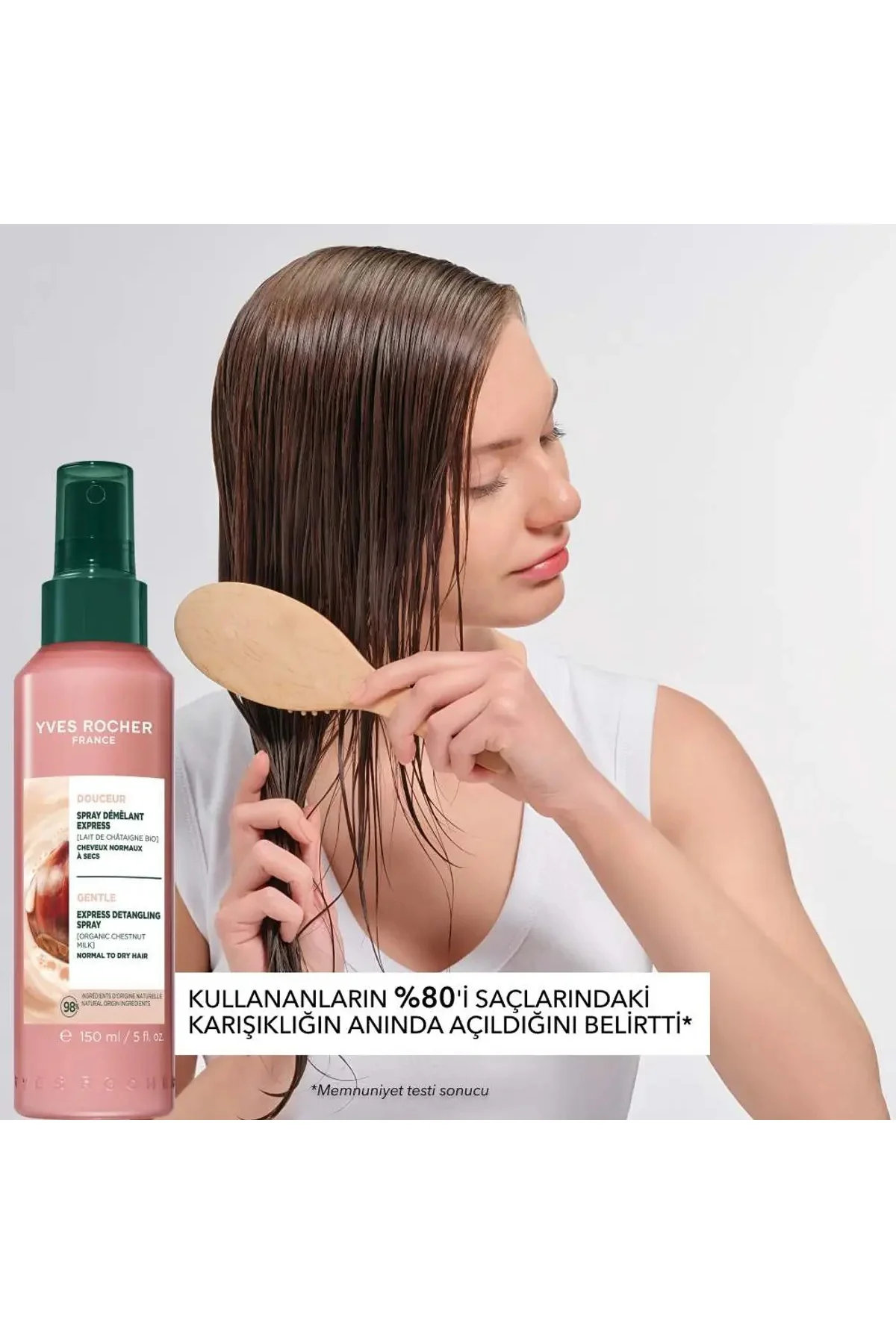 Douceur Kolay Saç Tarama Spreyi Organik Kestane Sütü 150 ML - Car