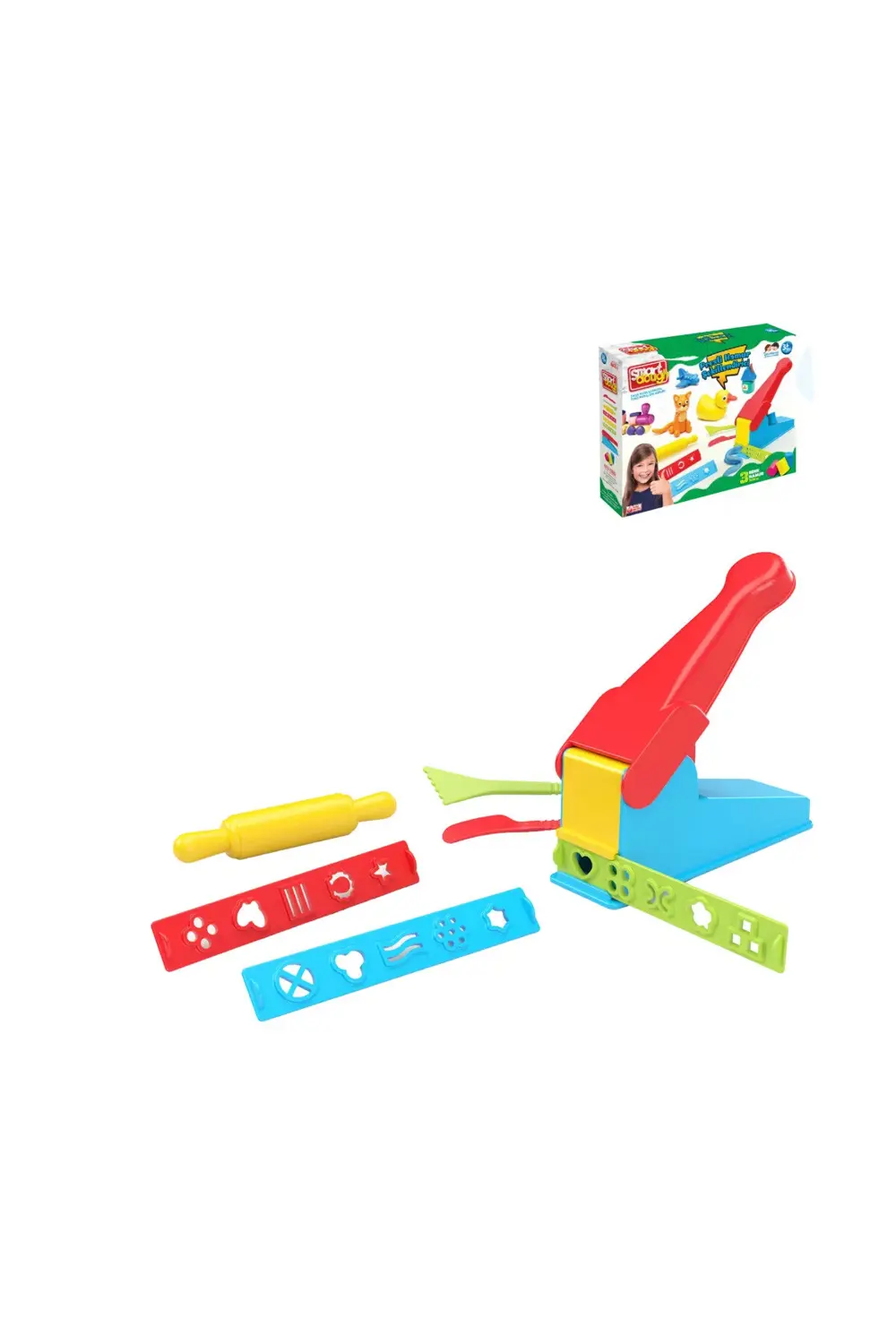 Dough Presli Hamur Şekillerici Oyun Hamuru