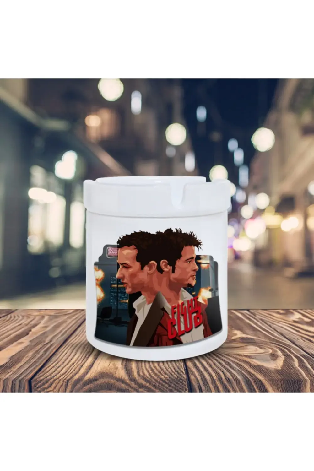 Dövüş Kulübü Fight Club Baskılı Küllük Kül Tablası-057891