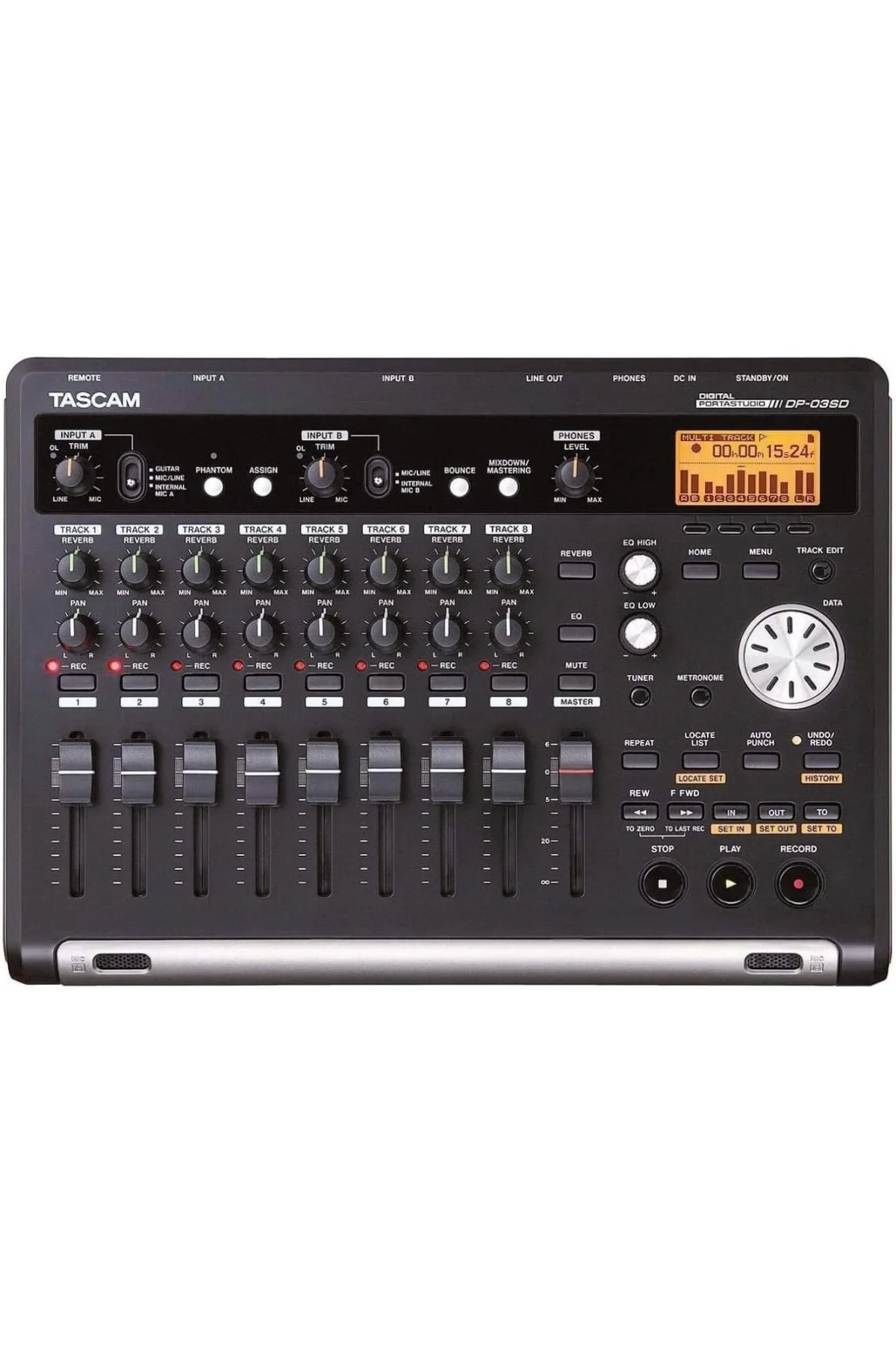 DP-03SD Dijital 8 Kanal Fader Kontrollü Portastudio DP-03SD Dijital 8 Kanal Fader Kontrollü Portastudio