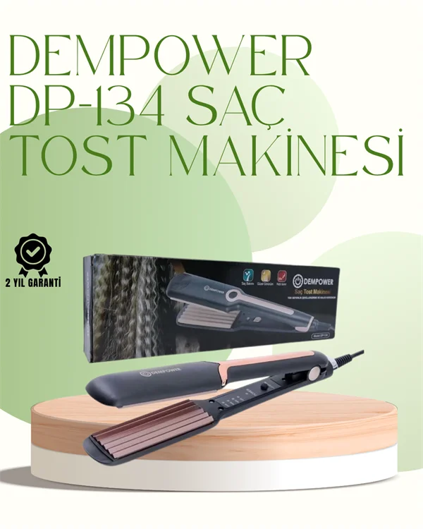 DP-134 Saç Tost Makinesi 220°C Isı Ayarlı, 360° Dönebilen Kablo Fiyatı, Yorumları ve Özellikleri