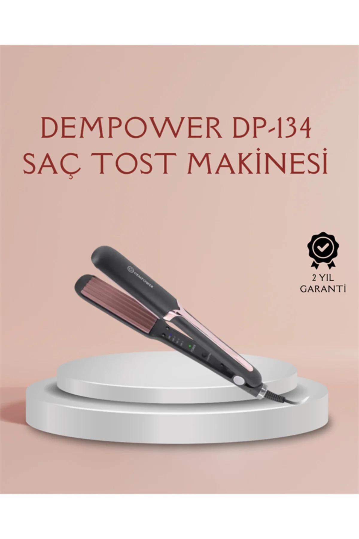 DP-134 Tost Saç Şekillendirici – Hızlı Isınan, Kalıcı ve Belirgin