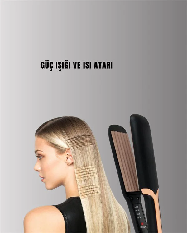 DP-134 Tost Şekillendirici - Evde Profesyonel Saç Stili ve Hacim
