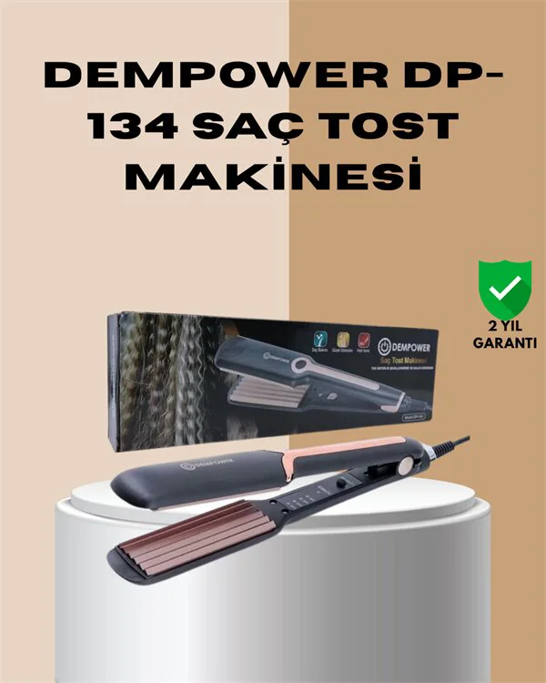 DP-134 Tost Şekillendirici - Evde Profesyonel Saç Stili ve Hacim