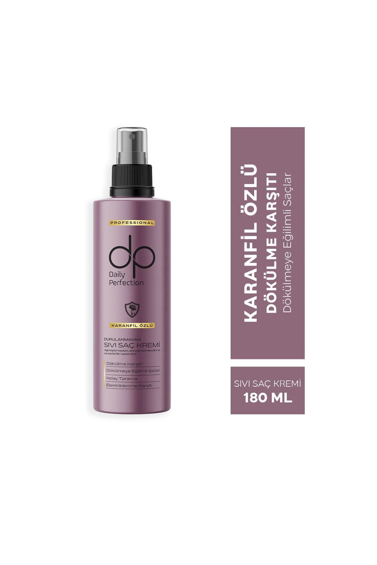 Dp Durulanmayan Sıvı Saç Kremi 180 ml Karanfil- Dp Durulanmayan Sıvı Saç Kremi 180 ml Karanfil-
