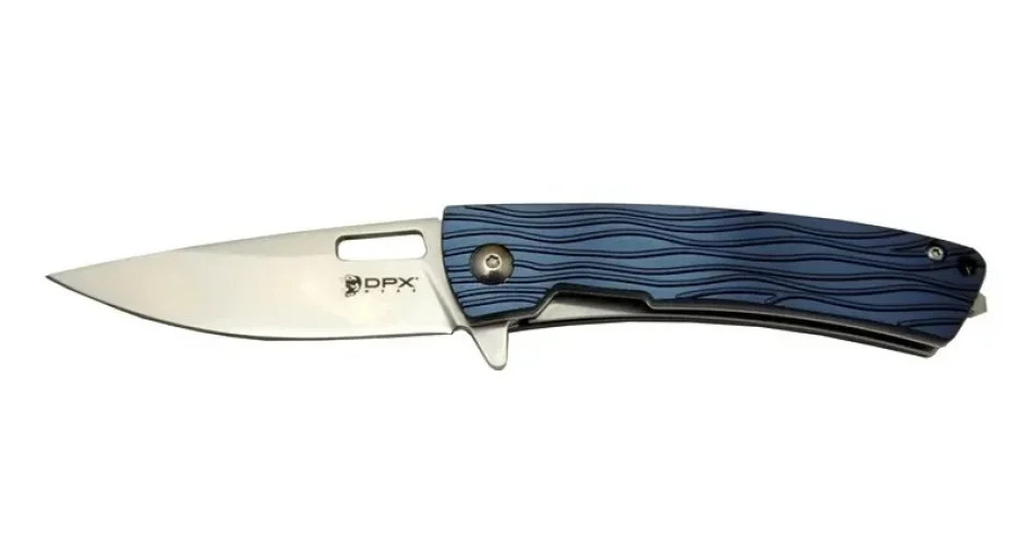 Dpx Gear Aculus F004 BL Mi  Kurtarma / Kamp Çakı 18cm - Yarı Otomatik, Cam Kırma Aparatlı, Kemerlikli, Kutulu