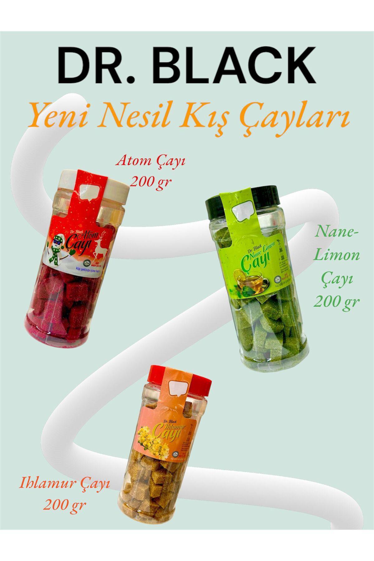 Dr. Black Bitkisel Nane Limon Atom Çayı 200 gr