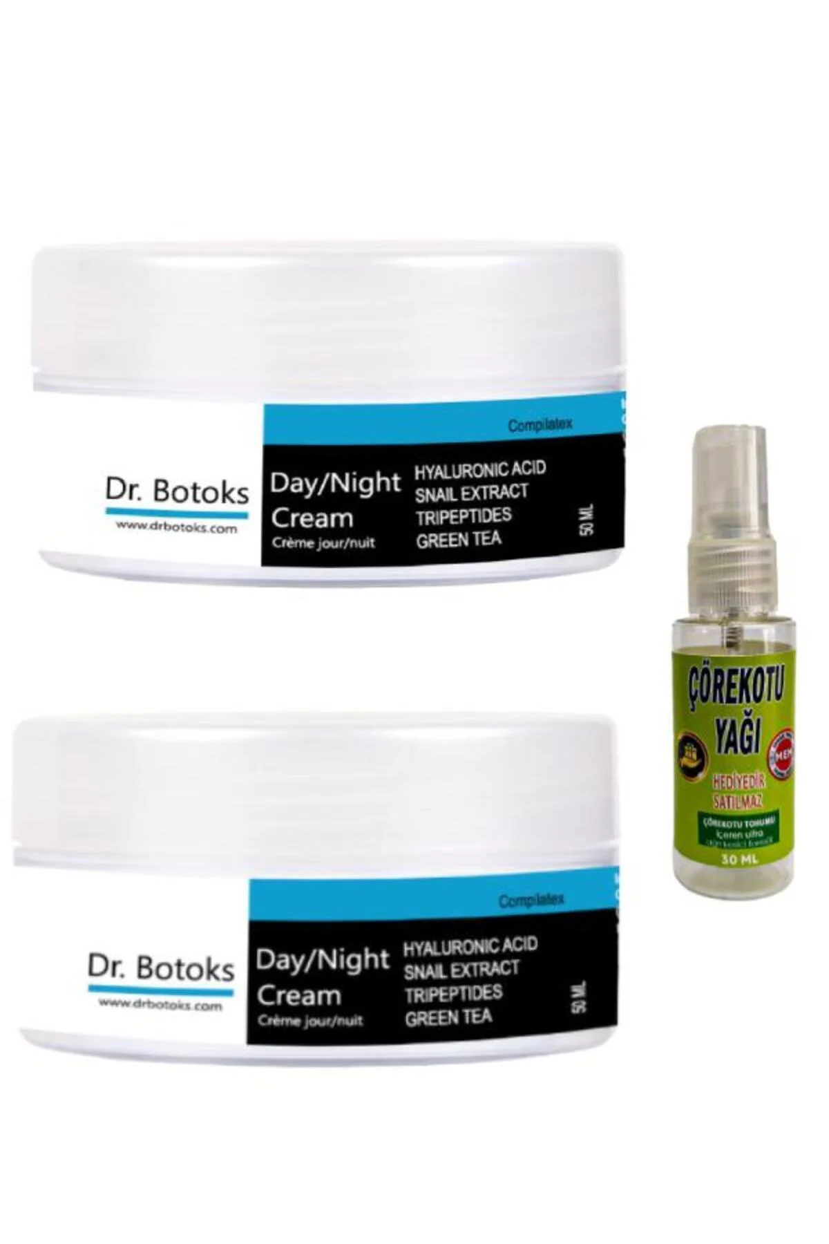 Dr Botoks Yaşlanma Karşıtı Yüz Bakım Kremi 50 ml x 2 + Çörek Otu 30 ml