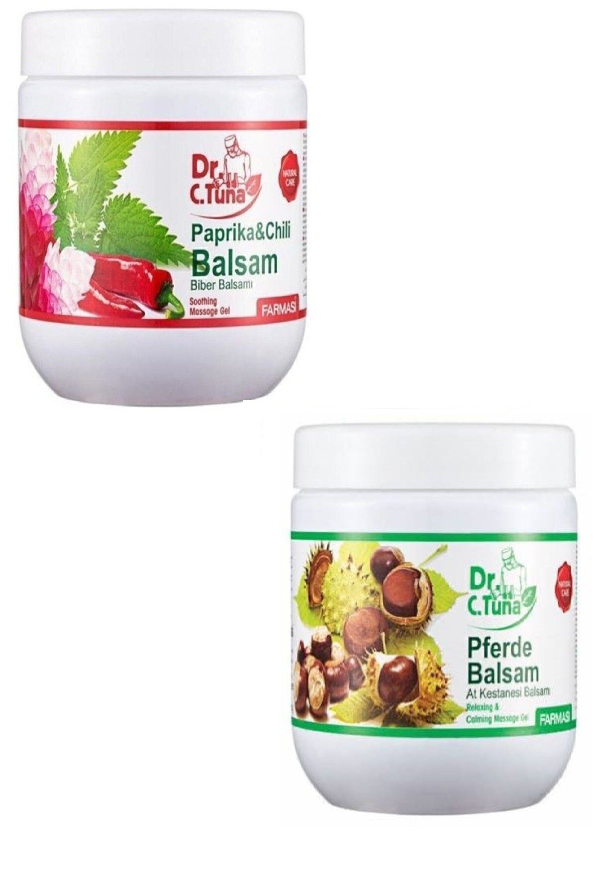 Farmasi Dr. C. Tuna Biberli Masaj Jeli 500 Ml Ve At Kestanesi Masaj Jeli 