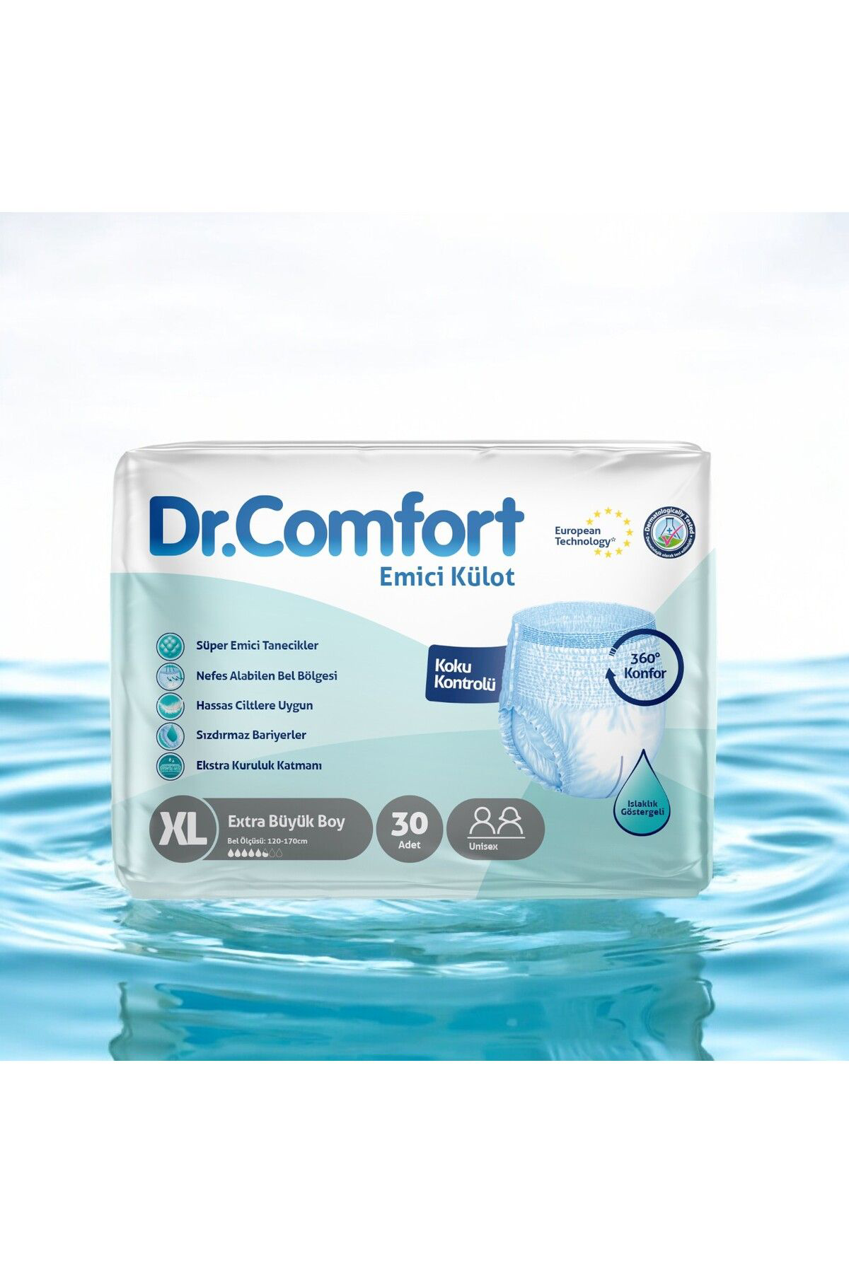 Dr.Comfort Dr Comfort 4Lu Paket Kulotlu Hasta Bezi 30Lu X Large