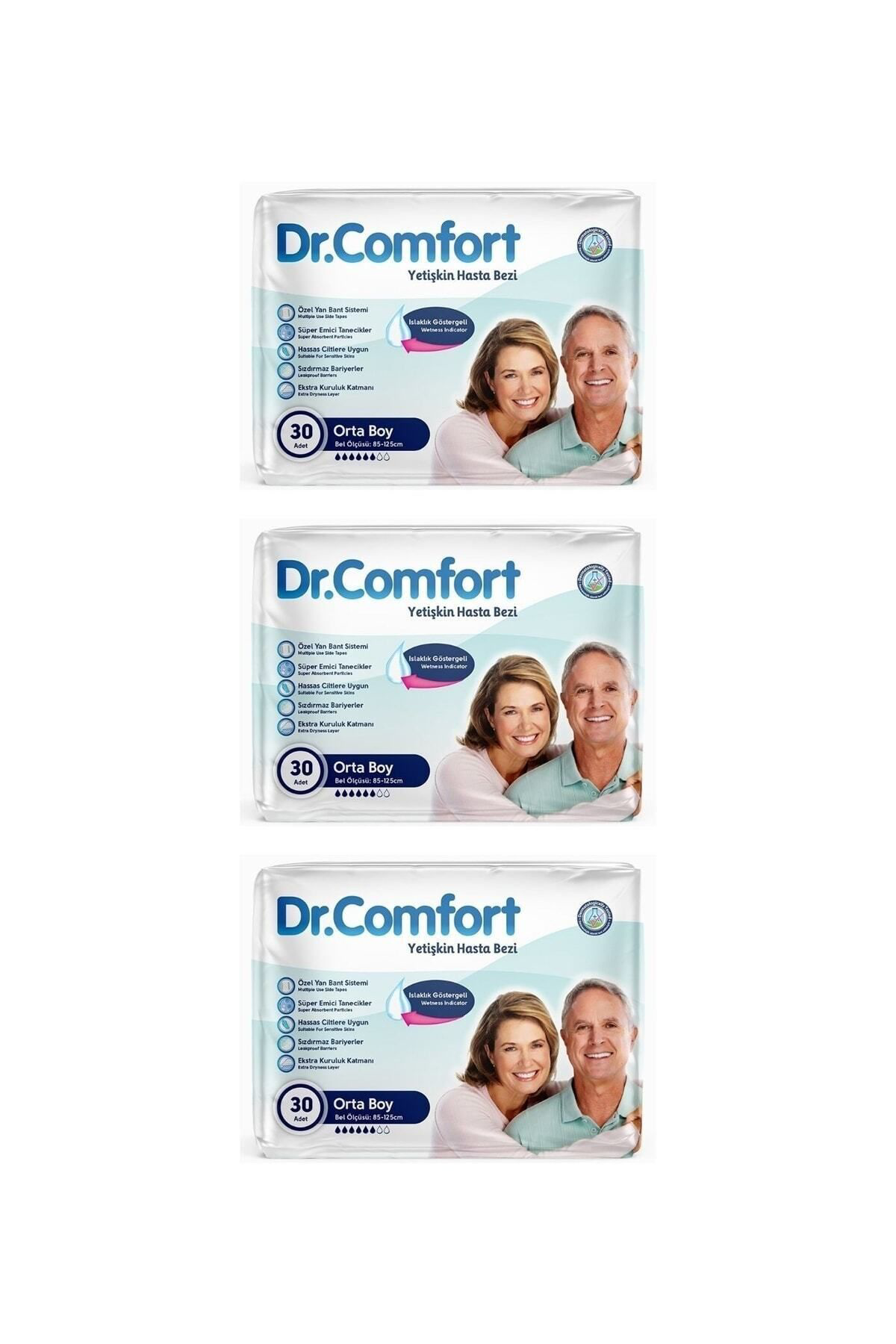 Dr. Comfort Yetişkin Hasta Bezi Bağlamalı Medium - Orta Boy 30'lu