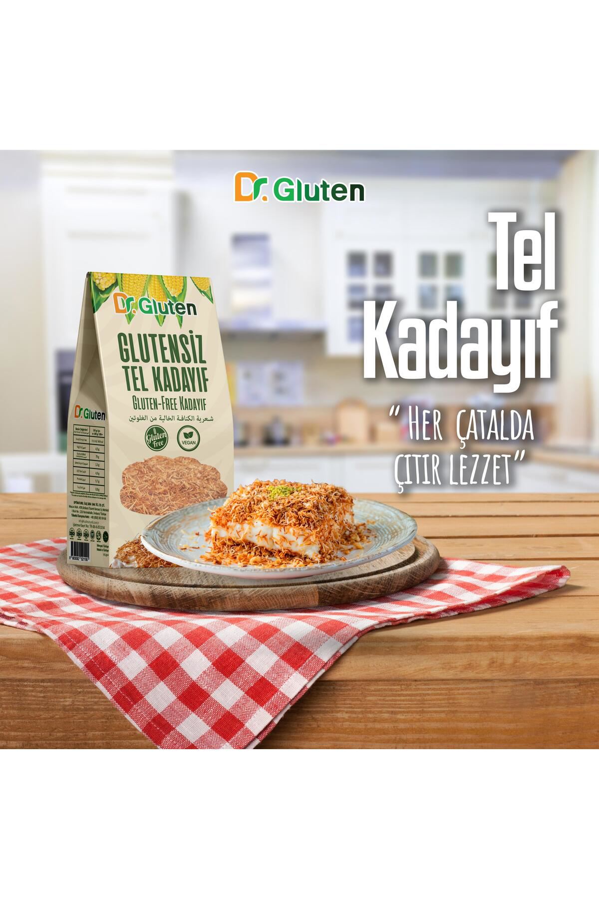 DR. GLUTEN GLUTENSİZ TEL KADAYIF 200 GR.