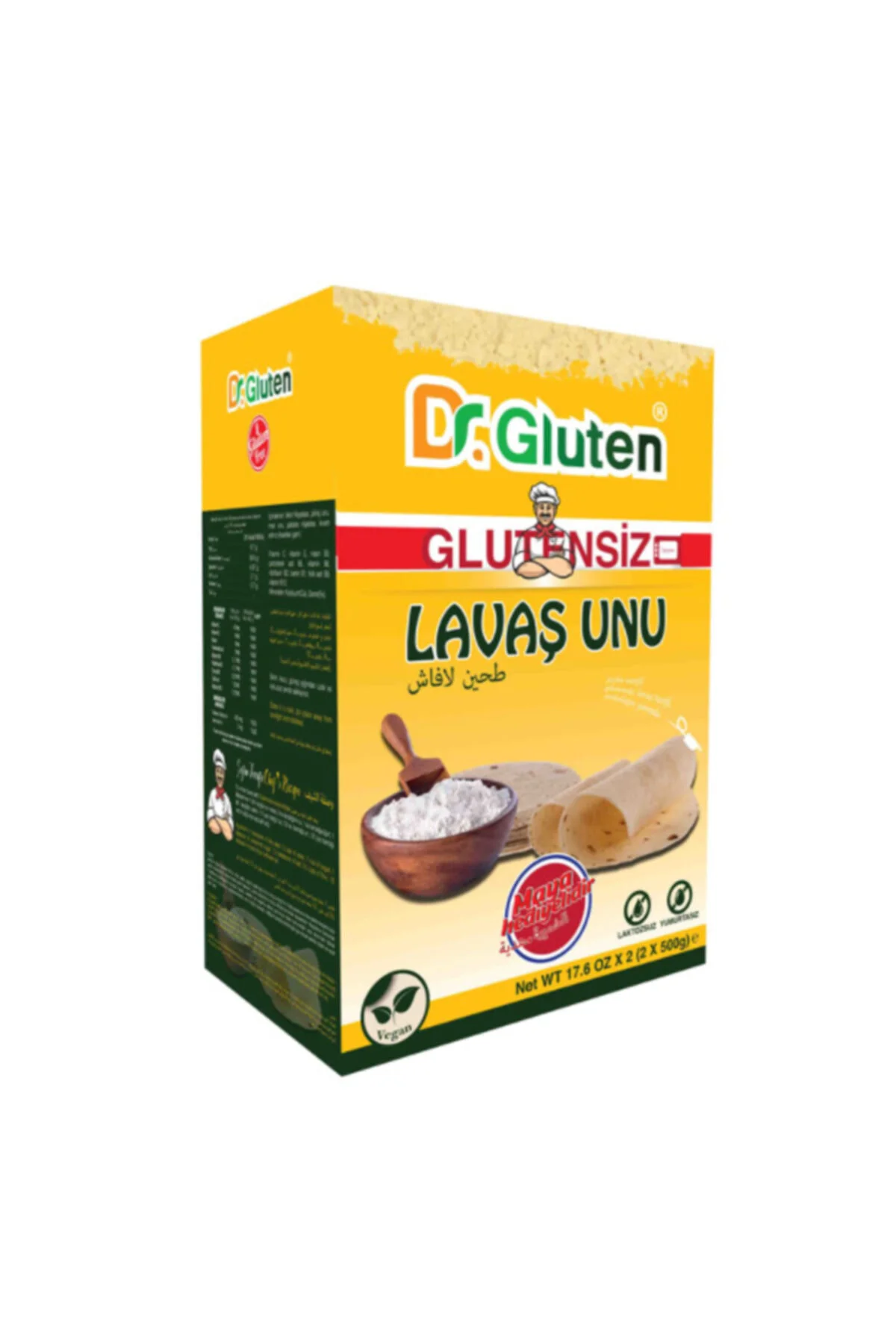 Dr. Gluten Glutensiz Lavaş Unu 1000 G (laktozsuz-yumurtasız) Glut