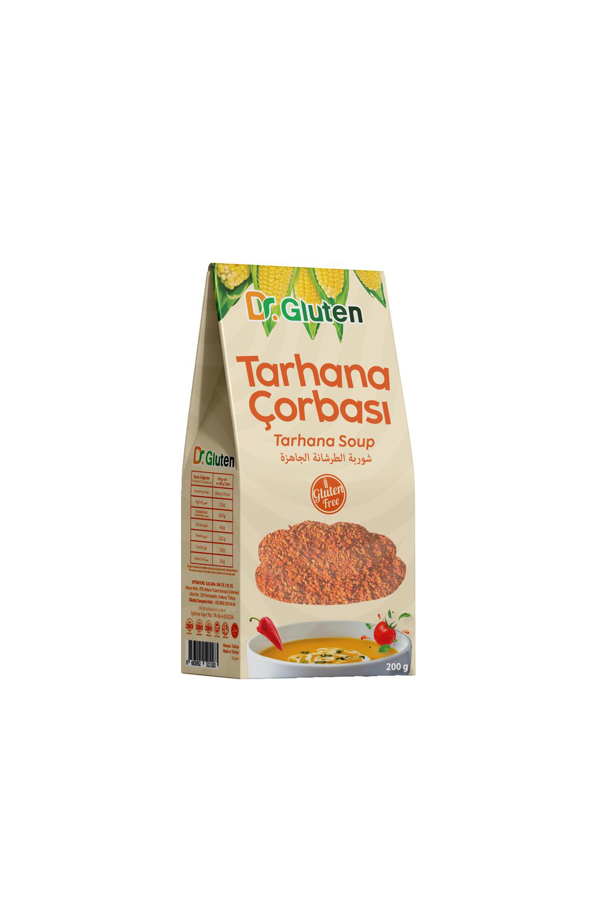 DR GLUTEN GLUTENSİZ TARHANA ÇORBASI 200 GR.