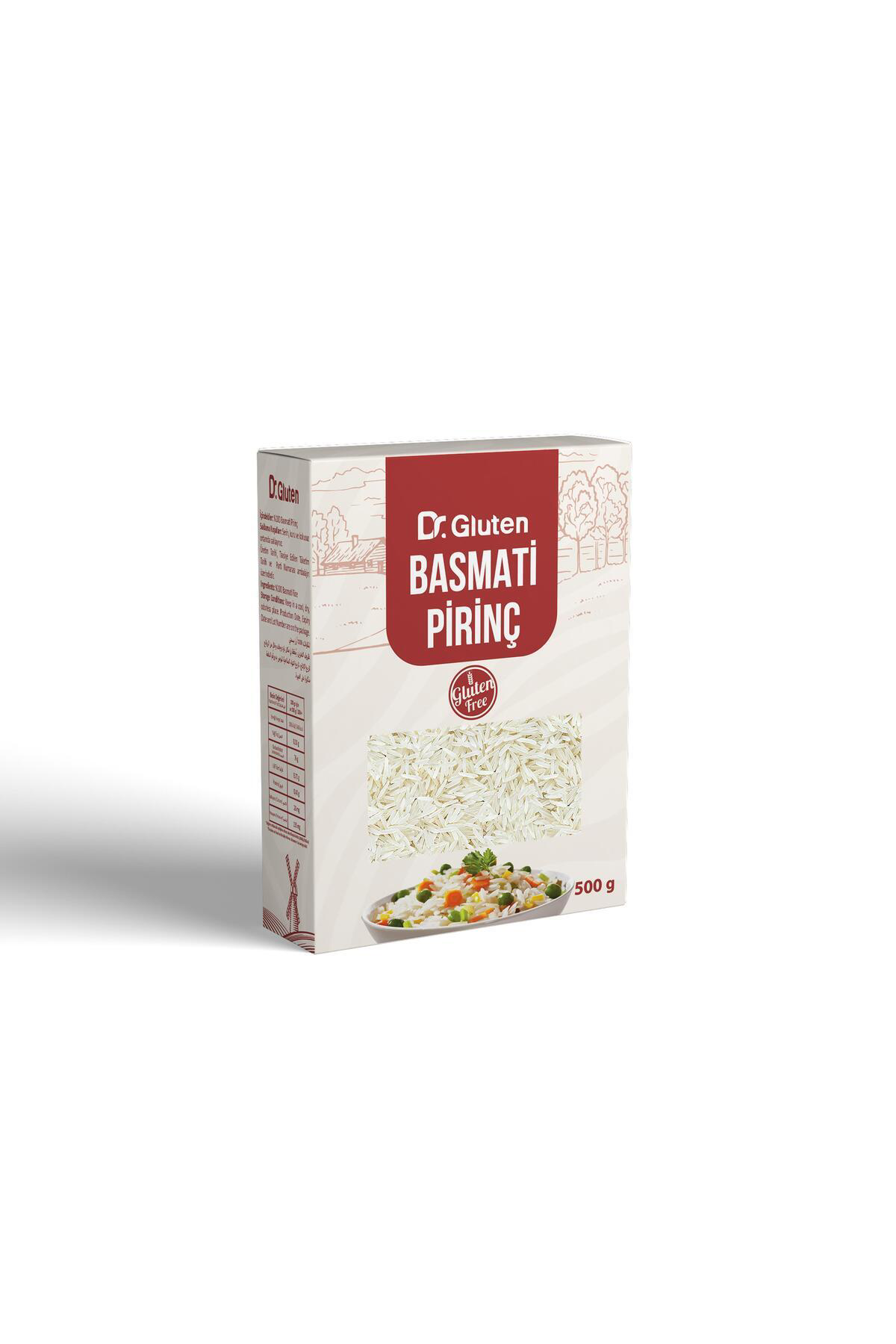 GLUTENSİZ BASMATİ PİRİNÇ 500 GR.