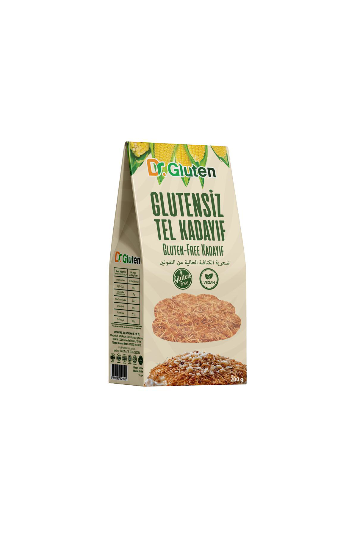 DR. GLUTEN GLUTENSİZ TEL KADAYIF 200 GR.