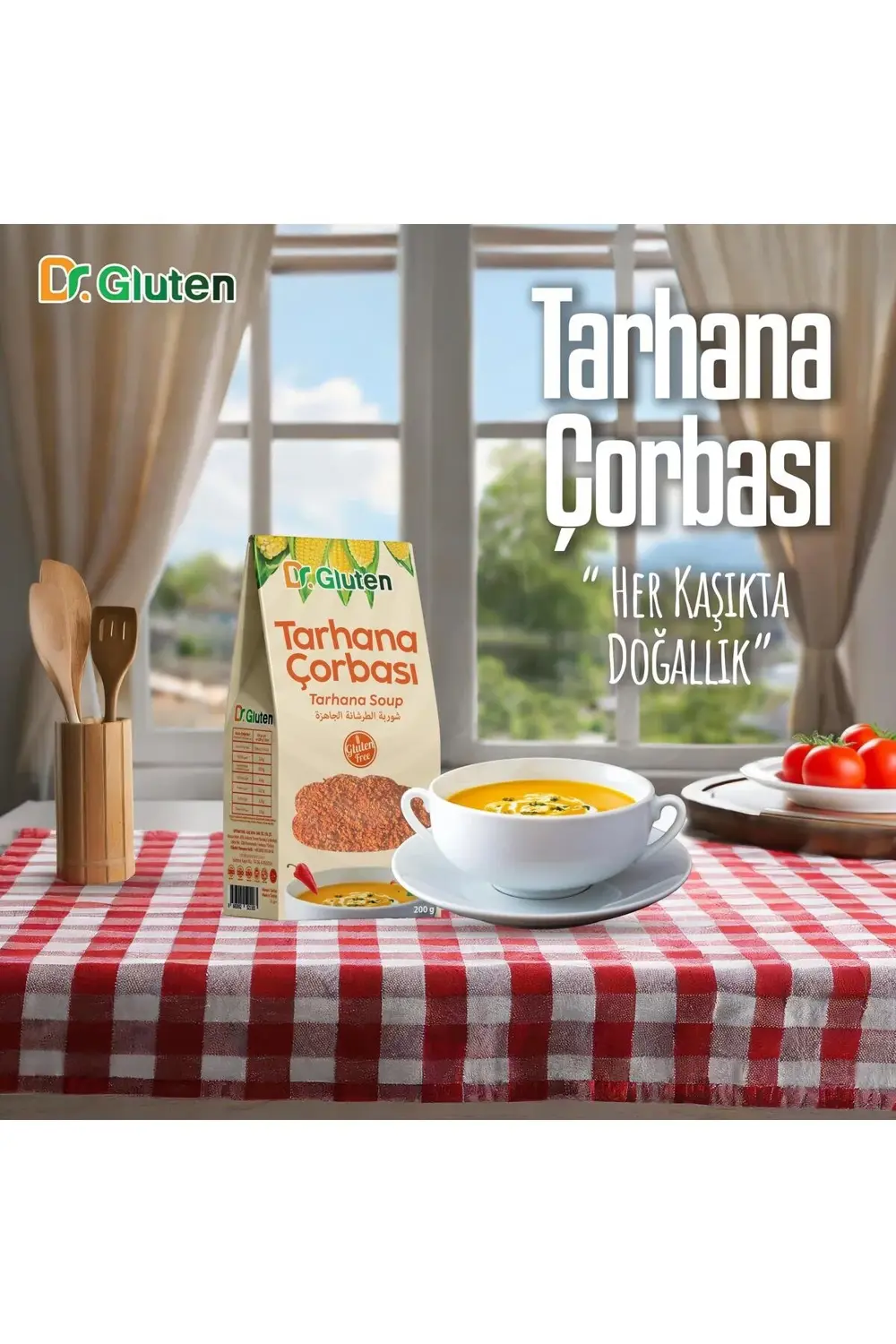 DR GLUTEN GLUTENSİZ TARHANA ÇORBASI 200 GR.