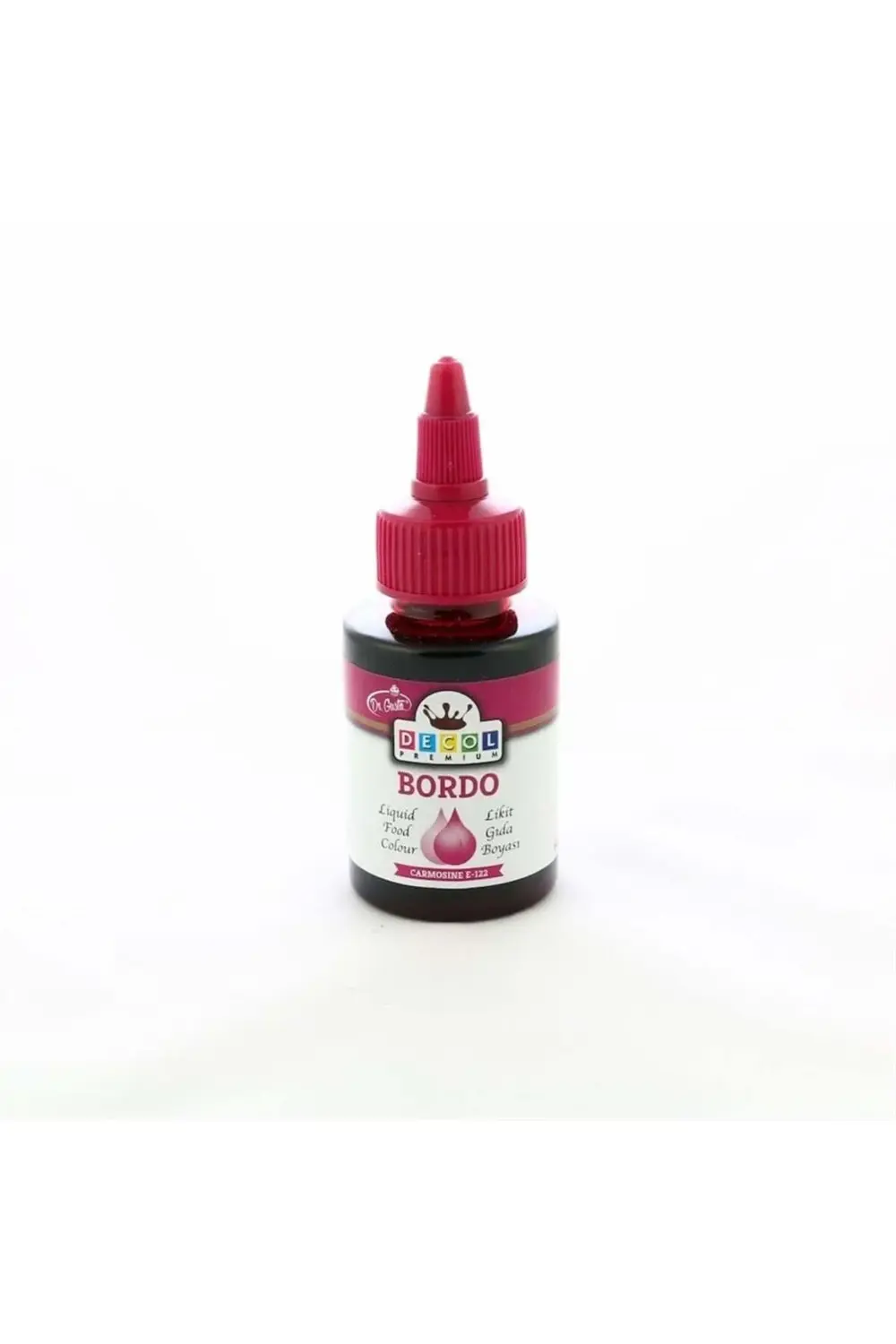 Dr.Gusto Sağlık Ürünleri Dr Gusto Bordo Sıvı Gıda Boyası 60 Gr
