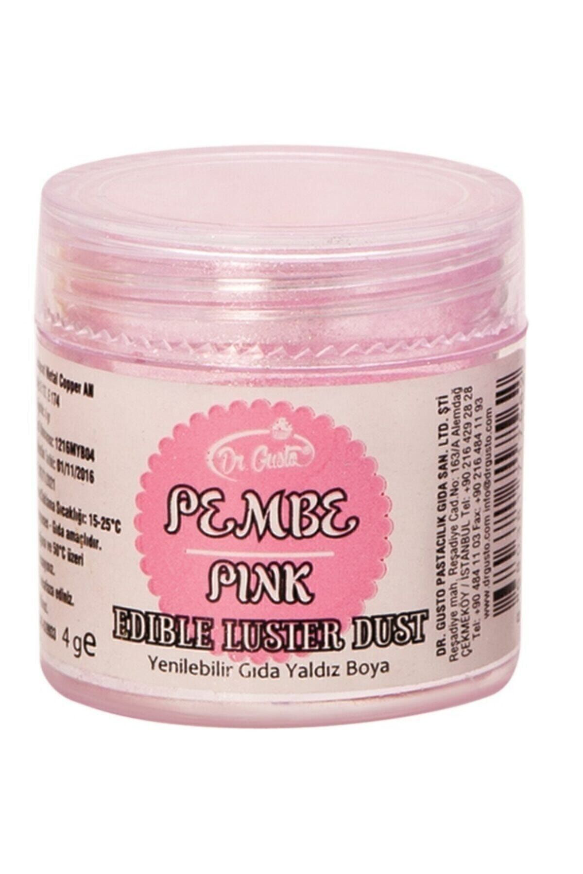 Dr Gusto Yenilebilir Metalik Toz Boya Pembe 4 Gr