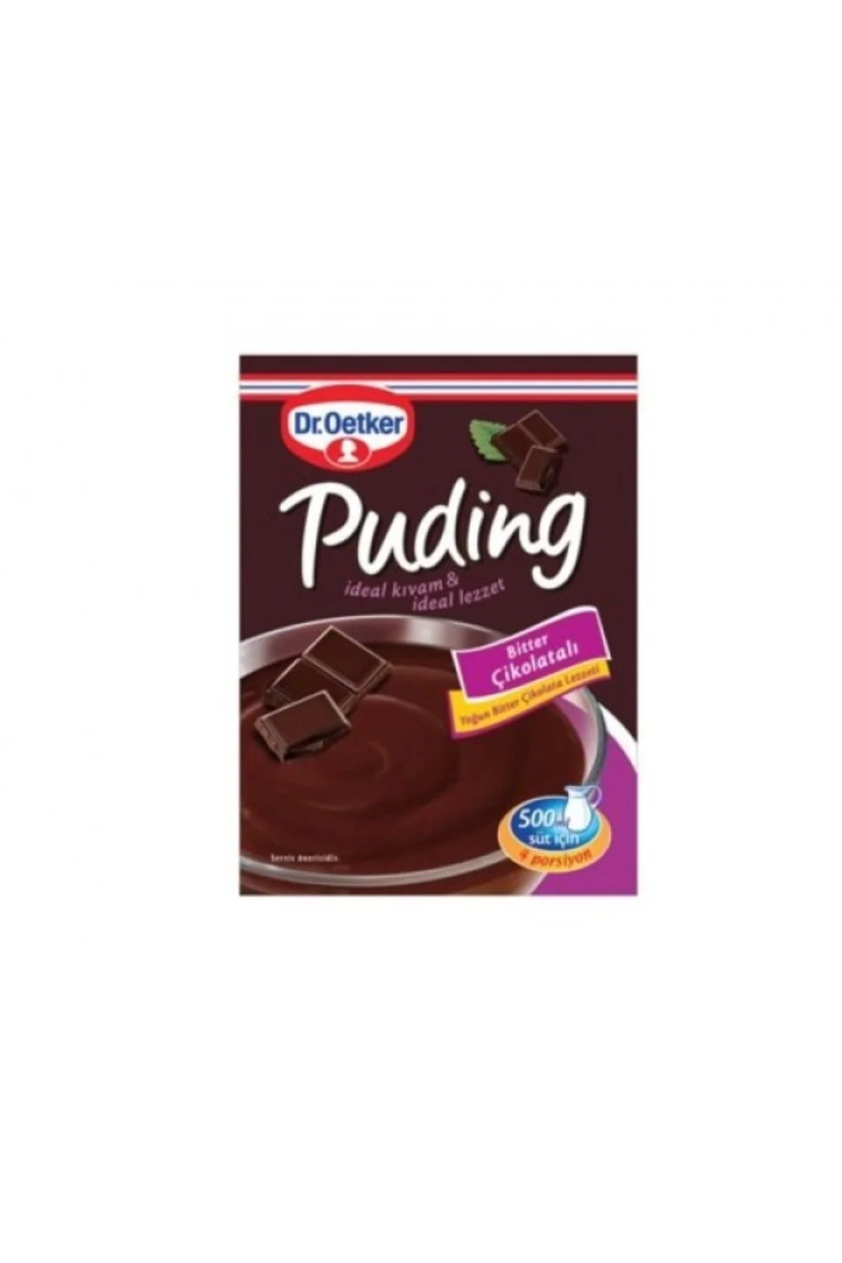 Dr. Oetker Puding Bitter Çikolatalı 111gr X 24 Adet