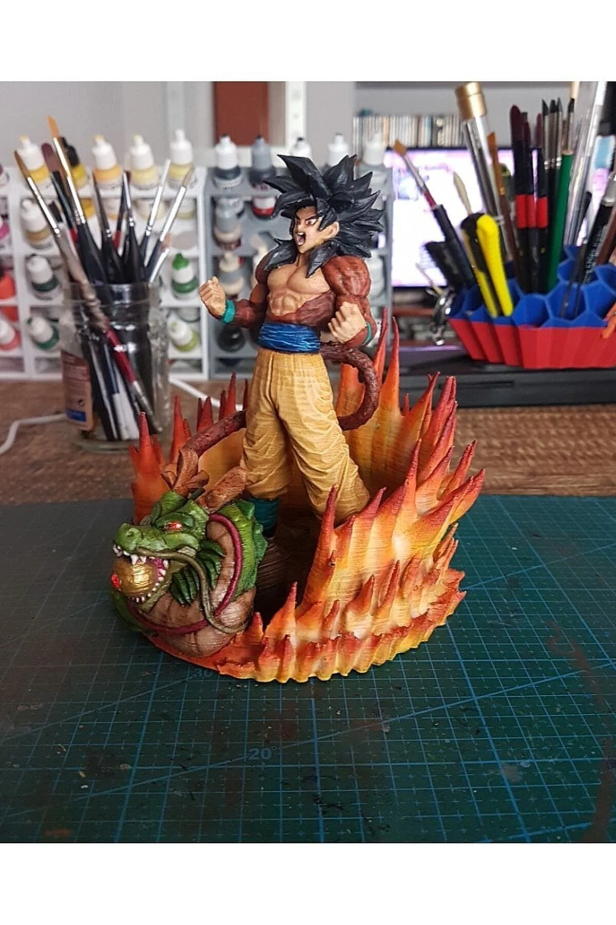 Dragon Ball Gt Soku Ss4 Boyalı Figür 20 cm