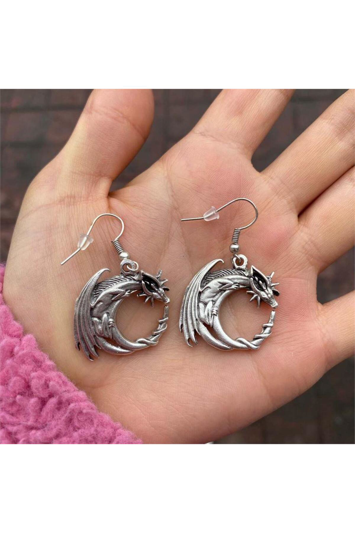 Dragon Circle Küpe