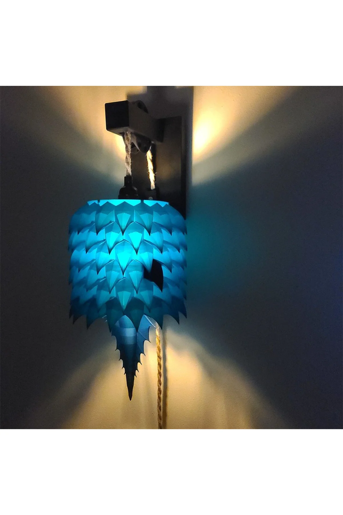 Dragon Duvara Asılı Dekoratif Lamba Aplik 20 Cm