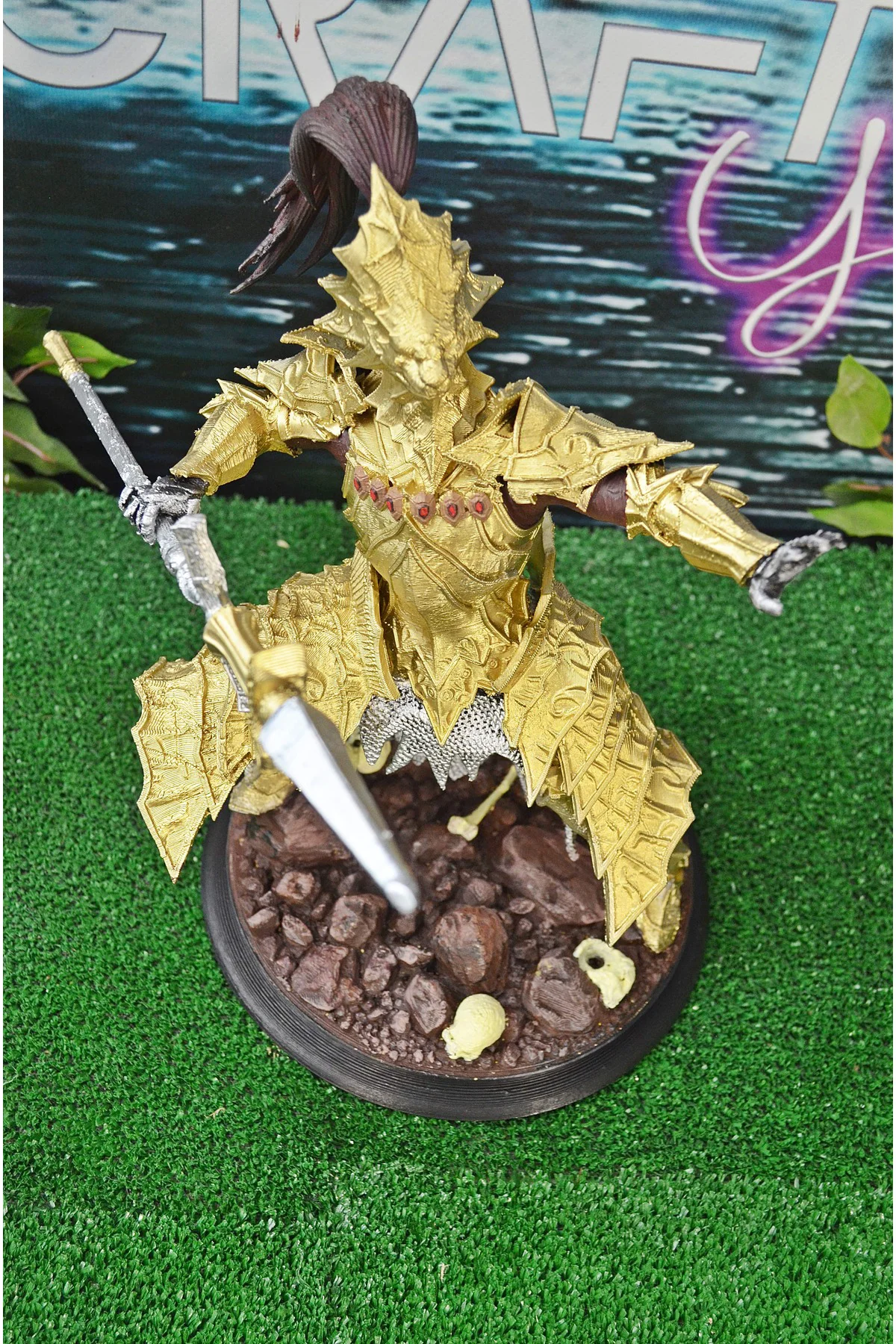 Dragon Slayer Ornstein Dark Souls Boyalı Figür 20 CM BOY (BÜYÜK BOY)