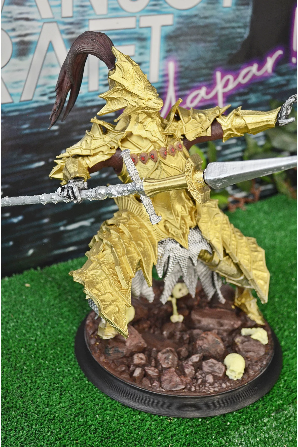 Dragon Slayer Ornstein Dark Souls Boyalı Figür 20 CM BOY (BÜYÜK BOY)