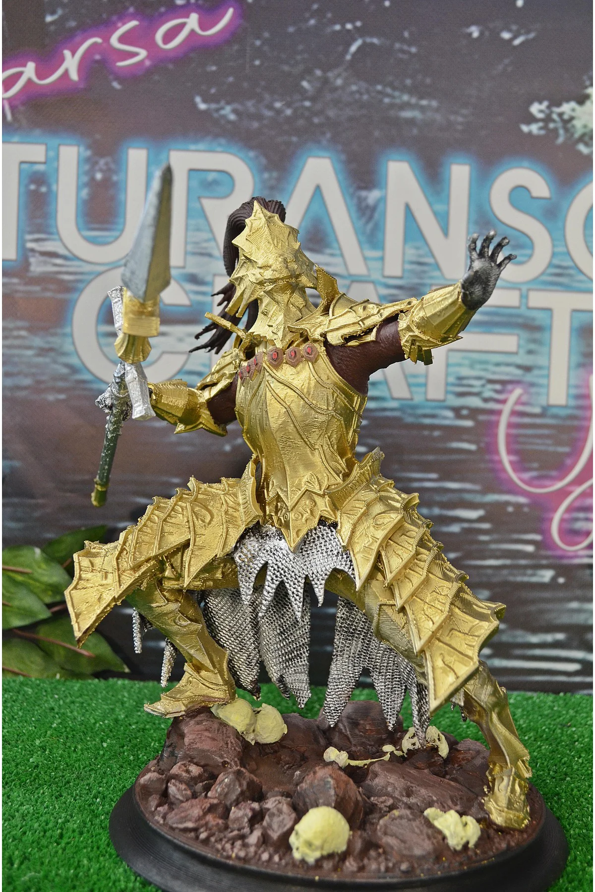 Dragon Slayer Ornstein Dark Souls Boyalı Figür 20 CM BOY (BÜYÜK BOY)