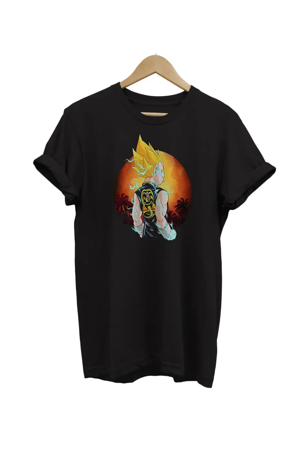 Dragonball Baskılı %100 Pamuk Oversize T-shirt Büyük Beden Tişört