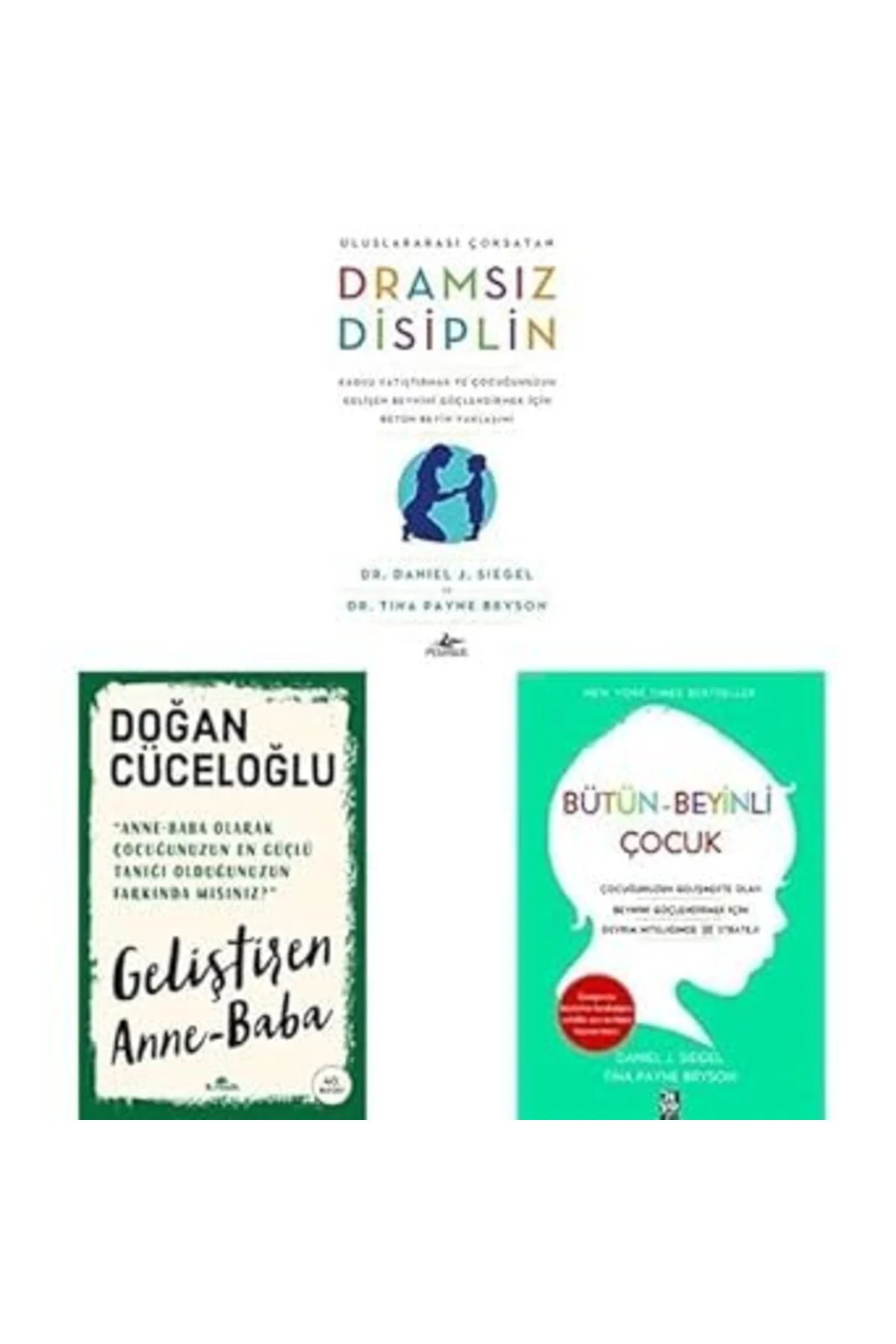 dramsiz disiplin +gelistiren anne baba +butun beyinli cocuk= 3 set