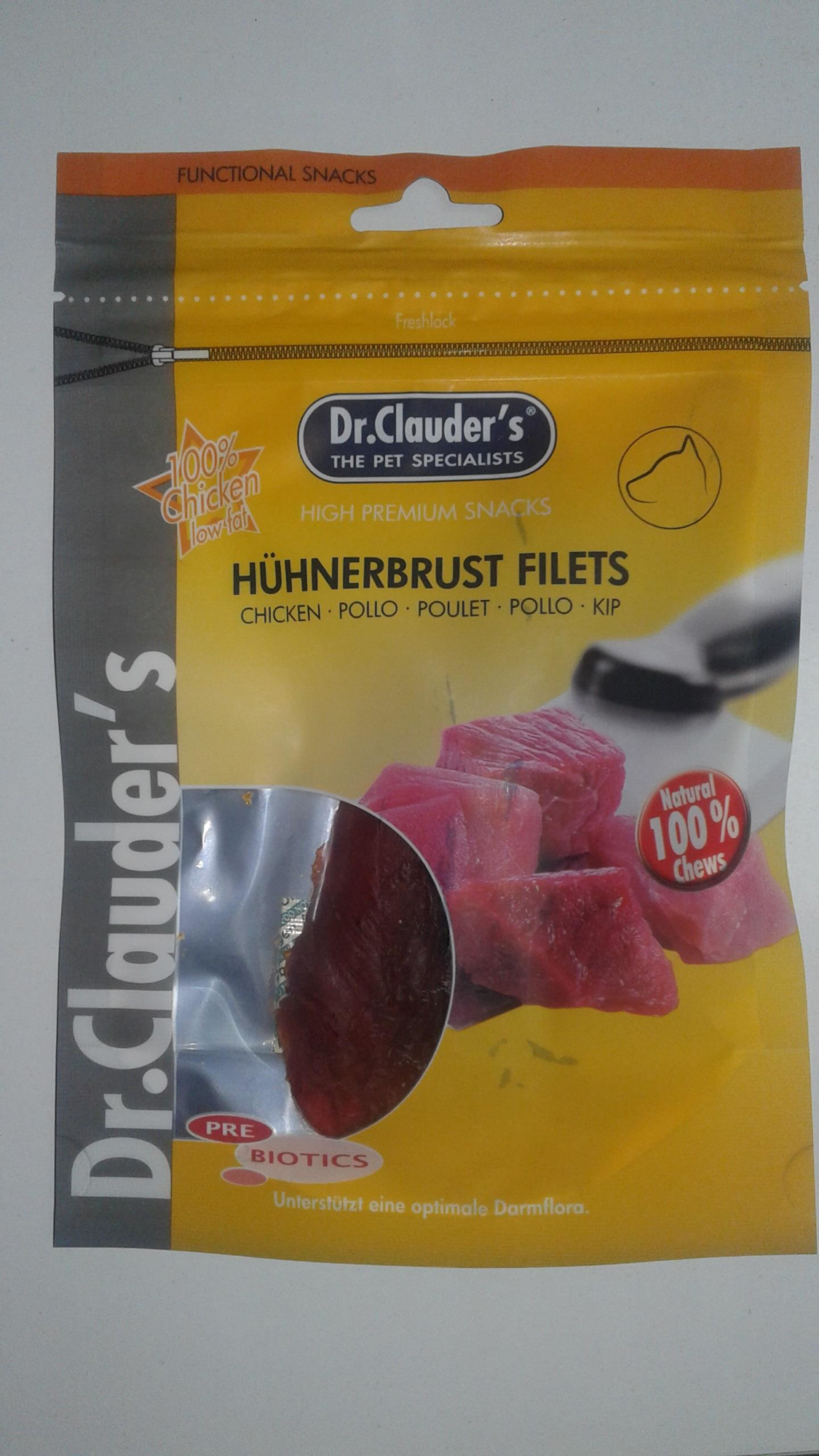 Dr.Clauders Tavuk Fileto Köpek Ödülü  80 Gr
