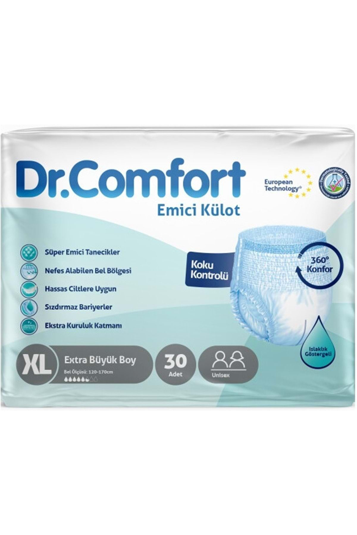 Evony Dr.Comfort Hasta Bezi Yetişkin Emici Külot Ekstra Büyük (Xl) 120 